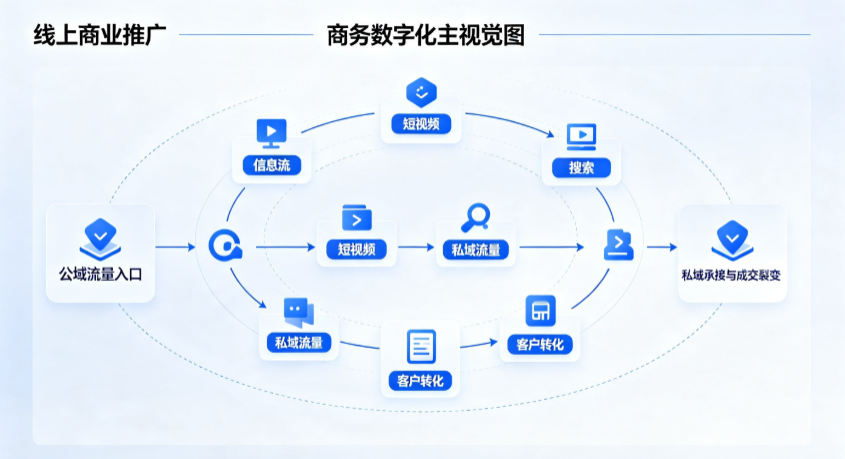 高邑县线上商业推广怎么做？全域流量闭环搭建与低成本转化实战指南